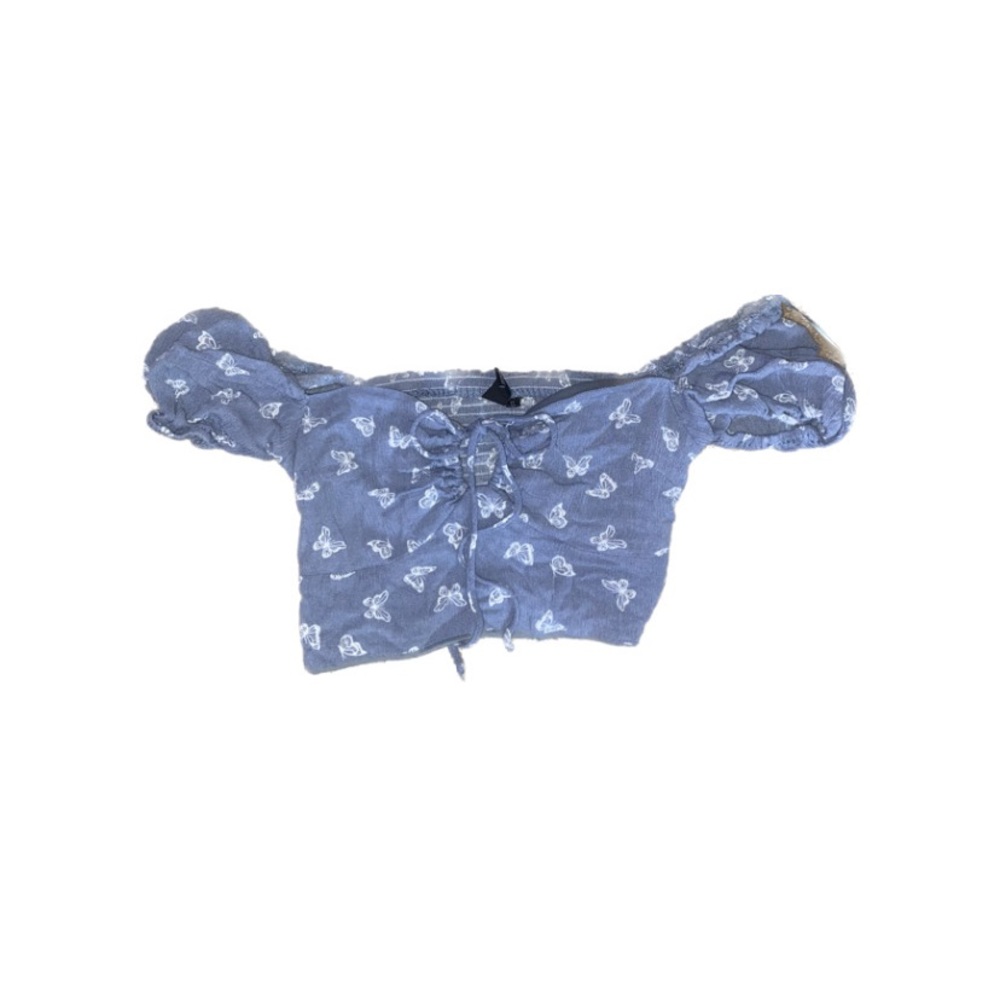 Off the shoulder crop top